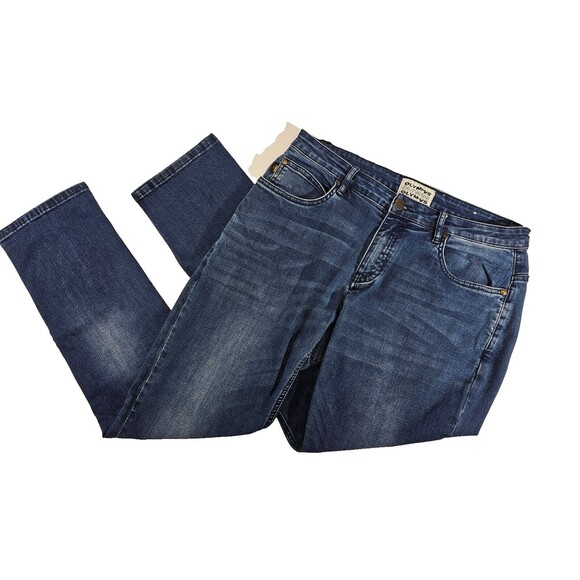 OLYMPVS 2.0 Men's 34x32 Midnight Wash Sorbtek 365 Blue Jeans Denim Pants EUC - Picture 1 of 5